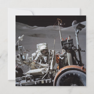 Cartão NASA Apollo 17 lunar landing mission, 1972