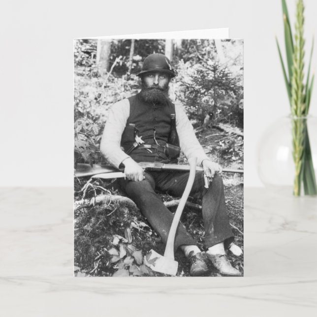 Cartão Nascer a caçar! (Frente)