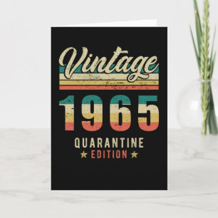 Cartão Nascer De Aniversário Em 1965