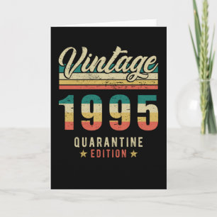 Cartão Nascer De Aniversário Em 1995