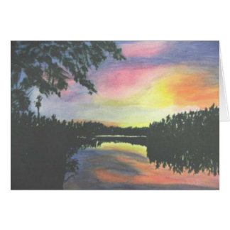 Cartão Nascer do sol