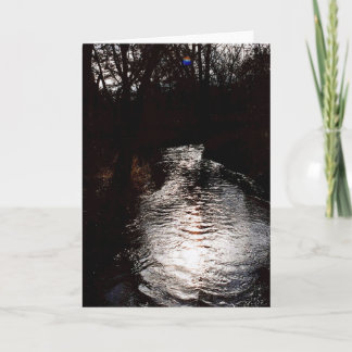 Cartão Nascer do sol da angra da lontra