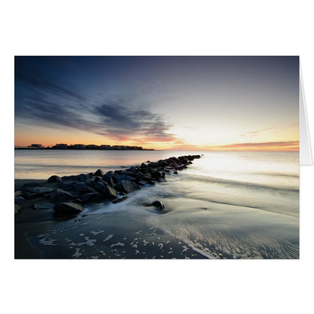 Cartão Nascer do sol da entrada da ruptura revisitado (Frente horizontal)