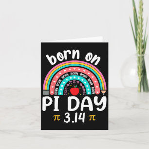 Cartão Nascer No Aniversário Do Pi Feliz Pi Day Professor