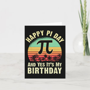 Cartão Nascer No Dia De Aniversário Do Pi Feliz 14 De Mar
