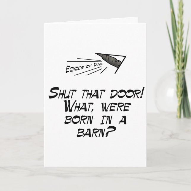 Cartão Nascer num celeiro? (Frente)