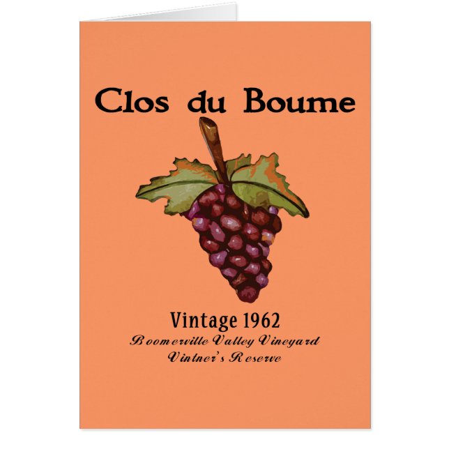 Cartão Nascido no Baby Boom, vintage 1962 (Frente)