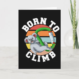 Cartão Nascido Para Subir - Bouldering E Escalada Koala