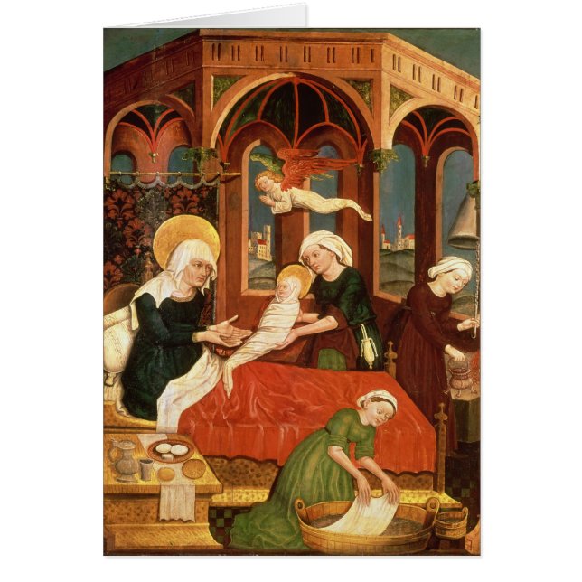 Cartão Nascimento de Mary (Frente)