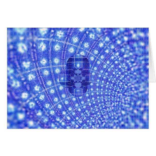 Cartão Nascimento do Fractal (Frente Horizontal)