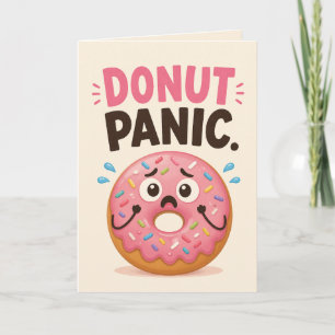 Cartão Nascimento Donut Pânico