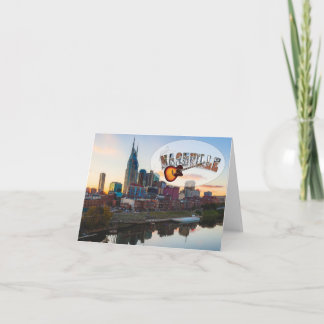 Cartão Nashville Downtown Note Card, envelopes included