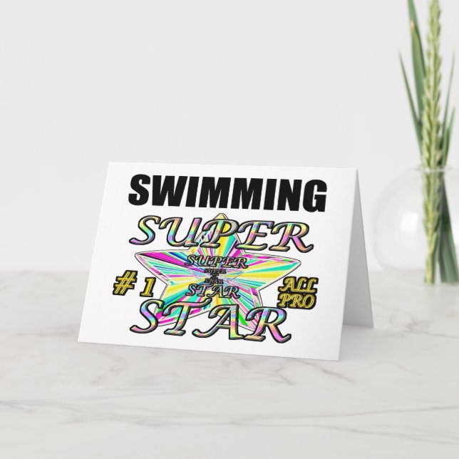 Cartão natação (Frente)