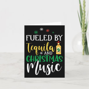 Cartão Natal Alimentado Por Tequila E Música De Natal