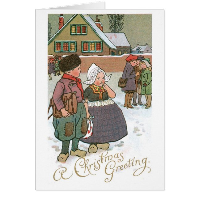 Cartão Natal antigo (Frente)