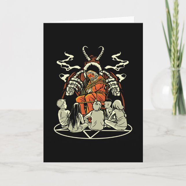 Cartão Natal assustador (Frente)