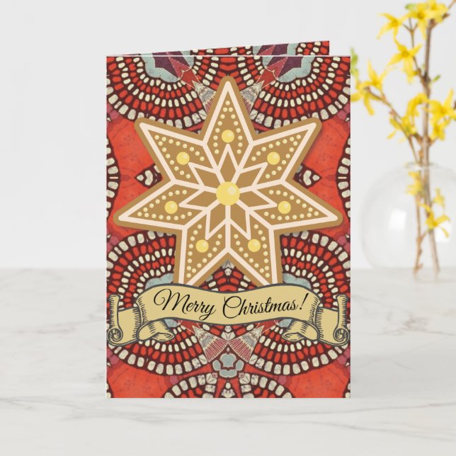 Cartão Natal Bênção Feliz Natal Afrocêntrico (Flor Amarela)