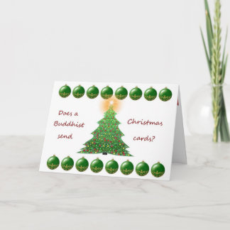 Cartão Natal Budista