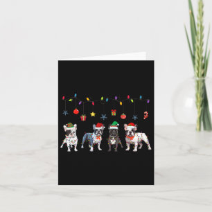 Cartão Natal Bulldog5