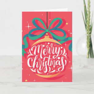 Cartão Natal Caprichoso Personalizado Natal