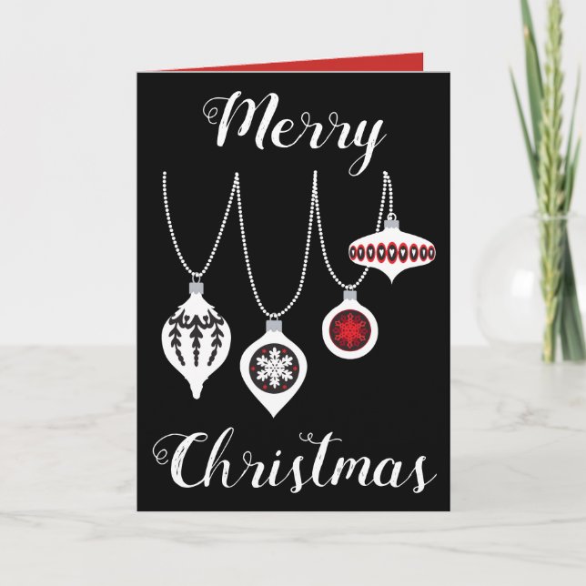 Cartão Natal clássico (Frente)