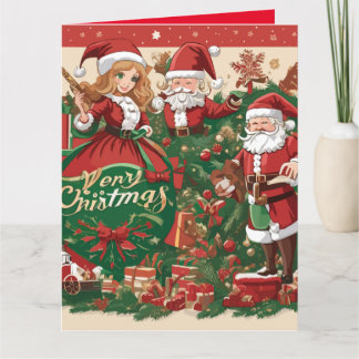 Cartão Natal da feliz Feliz