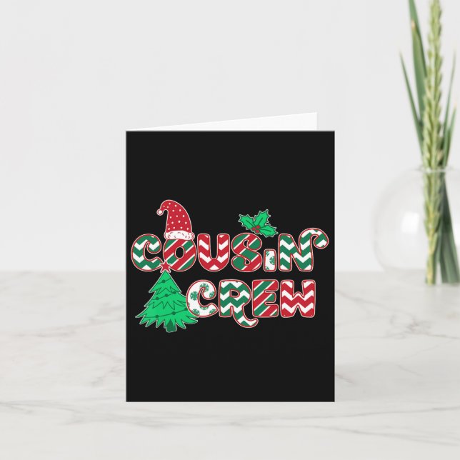 Cartão Natal da Tripulação do Mostro (Frente)