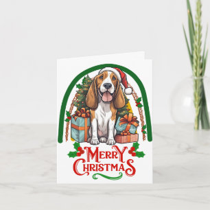 Cartão Natal de cesto