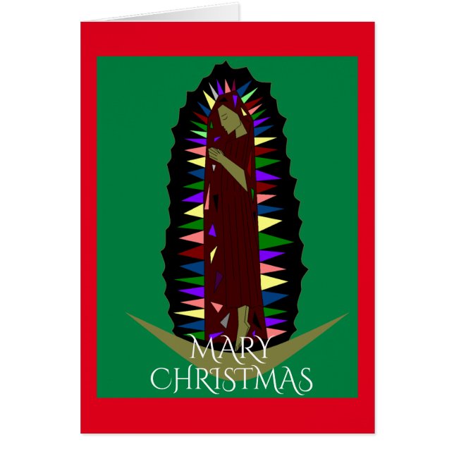 Cartão Natal de Mary (Frente)