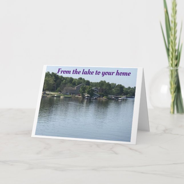 CARTÃO *NATAL DE MERCADORIAS* DE **O LAGO** (Frente)