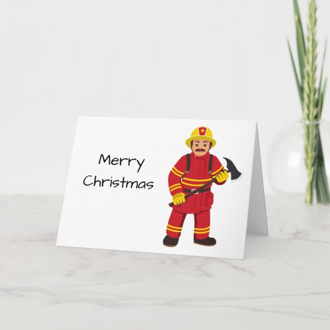 CARTÃO *NATAL DE MERCADORIAS* PARA MEU ***FIREMAN FAVORIT (Frente)