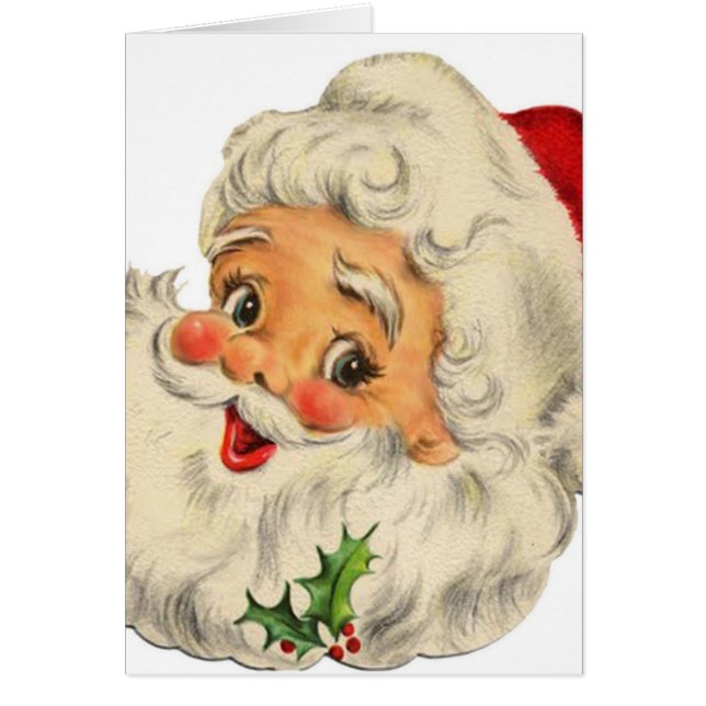 Cartão Natal de Papais noeis (Frente)