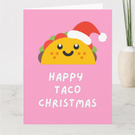 CARTÃO NATAL DE TACO FELIZ