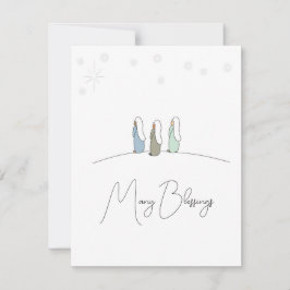 Cartão Natal de Três Sábios, Flat