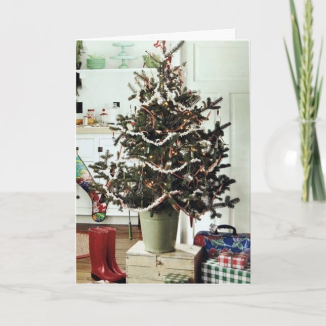 CARTÃO NATAL DESEJA FAMÍLIA, AMIGOS E FELICIDADE (Frente)