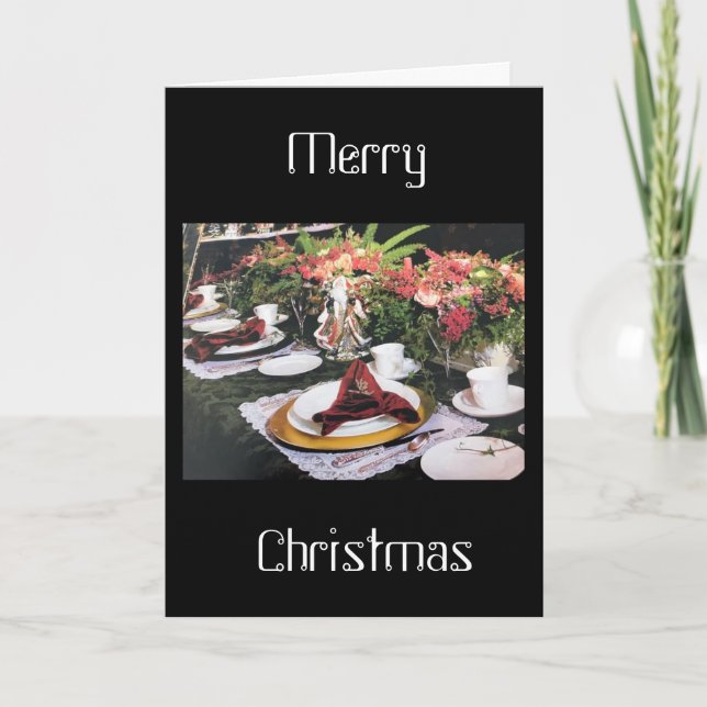 CARTÃO NATAL DESEJA FAMÍLIA, AMIGOS E FELICIDADE (Frente)