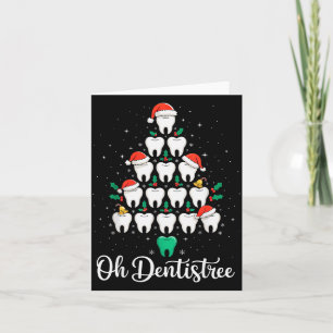 Cartão Natal Divertido Dentista Xmas Odontologia Ah Denti