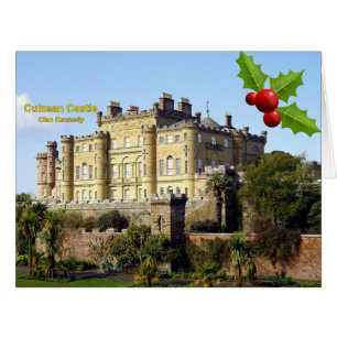 Cartão Natal do Castelo de Culzean Kennedy, escocês
