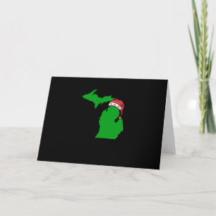 Cartão Natal do Michigan - Bonito presente de Natal Verde