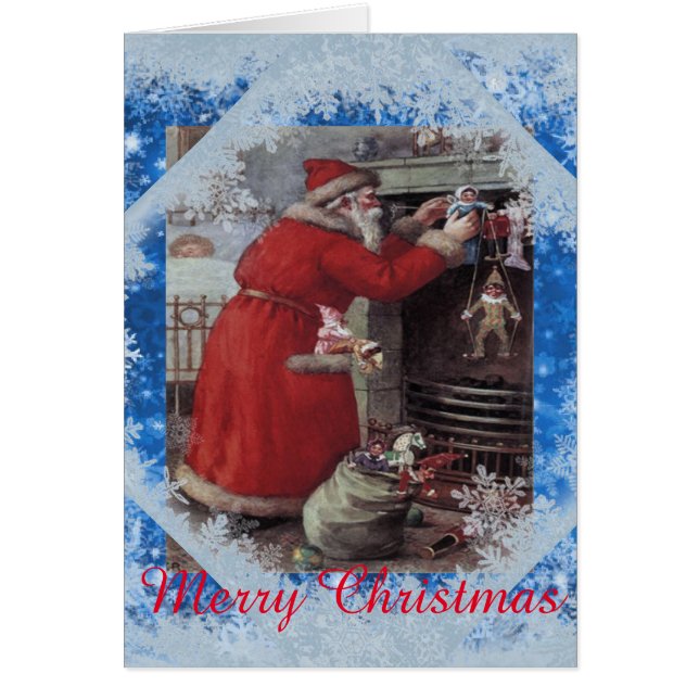 Cartão Natal do Santo Nicholas  (Frente)