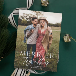 Cartão Natal do Script Merrier Junto