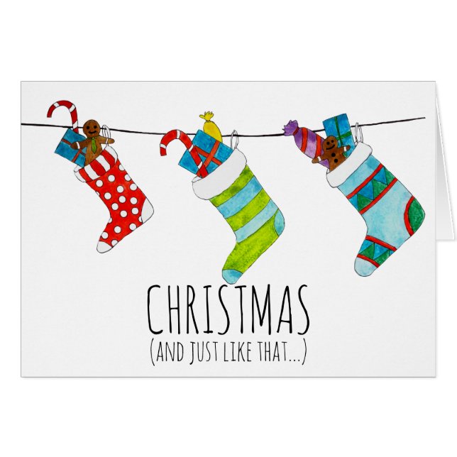 Cartão Natal e assim (Frente Horizontal)