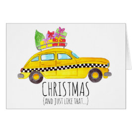 Cartão Natal.. E Como Aquele Táxi de Nova York