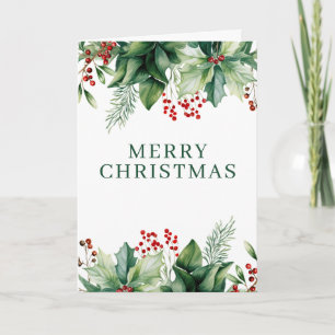 Cartão Natal Elegante Personalizado