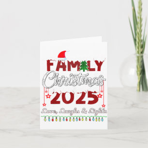 Cartão Natal em Família 2025 Amor, Risos e Luzes Holi