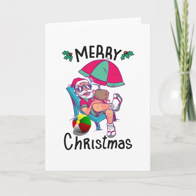 Cartão Natal em julho (Frente)