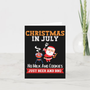 Cartão Natal Em Julho Sem Leite Apenas Papais noeis De Be