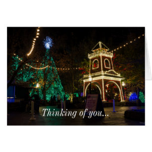 Cartão Natal Em Silver Dollar City 2 Pensando Em Você