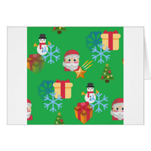 Cartão natal emoji