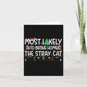 Cartão Natal Familiar Mais Provável Para Trazer Para Casa